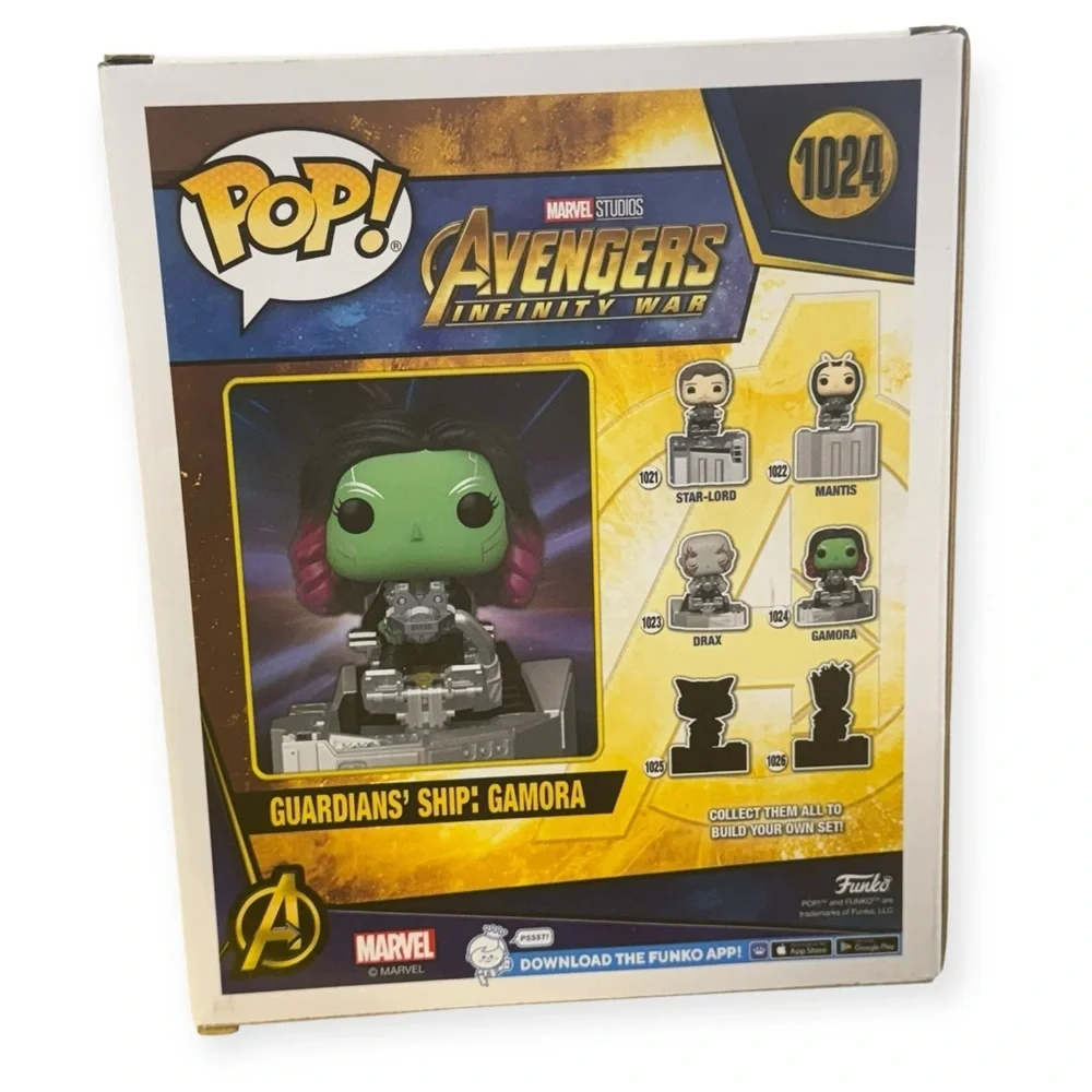 Funko Pop Avengers Gamora Figure with Green and Black Design‎